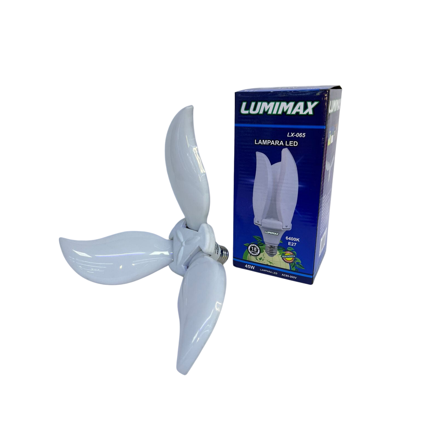 BOMBILLO LED 3 ASPAS 45W BOMBILLO LED 3 ASPAS 45W